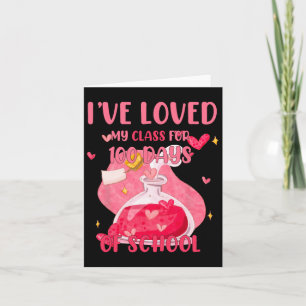 Tarjeta 100° día de profesor me ha encantado mi universida