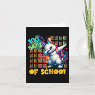 Tarjeta 100° Día Gracioso Profesor y campeón; Estudiante 1