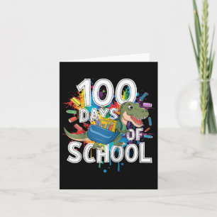 Tarjeta 100° Día Gracioso Profesor y campeón; Estudiante 1