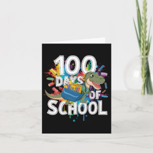 Tarjeta 100° Día Gracioso Profesor y campeón; Estudiante 1