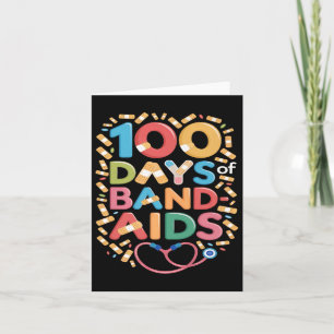 Tarjeta 100 Días De Banda Asequible - Enfermera Escolar 10