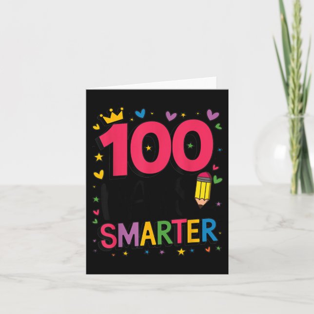 Tarjeta 100 Días De Chicas Escolares 2025 Mejor Idea 100 D (Anverso)