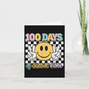 Tarjeta 100 Días De Colegio Vibes 100º Día De Enseñanza