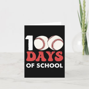 Tarjeta 100 Días De Enseñanza Escolar Vender Fan Tee