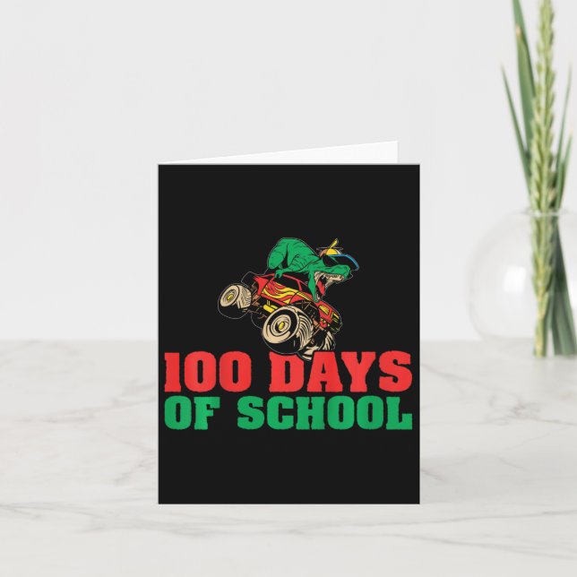 Tarjeta 100 Días De Escolares 100º Día De La Escuela 1 (Anverso)