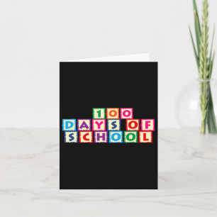 Tarjeta 100 Días De Escuela