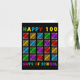 Tarjeta 100 Días De Escuela