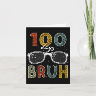 Tarjeta 100 días de escuela 100 días de sol escolar