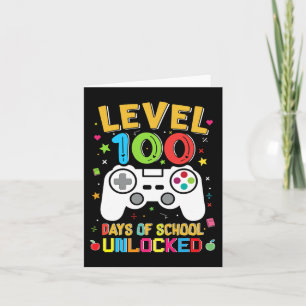 Tarjeta 100 Días De Escuela Desbloqueados Jugador 100 Día 