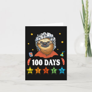 Tarjeta 100 Días De Escuela Vestimenta De Mujer De 100 Año