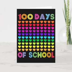 Tarjeta 100 Días De Escuela Y Todavía Me Encanta 100 Arcoí