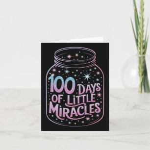 Tarjeta 100 Días De Pequeños Milagros Magica Gratitud Jar
