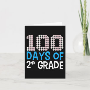 Tarjeta 100 Días De Segundo Grado Deporte De Béisbol 100º