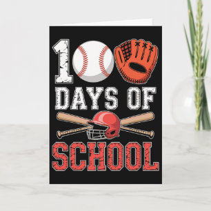 Tarjeta 100 Días De Venta De Escuela Jugador Maestro Estud