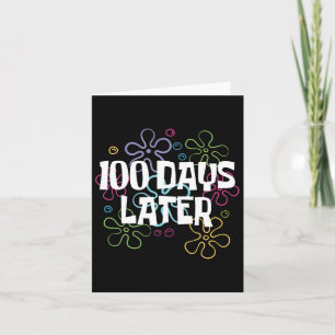 Tarjeta 100 Días Después Campaña 100 Días De Maestra Escol