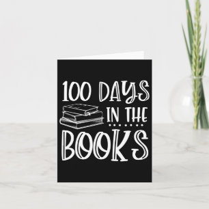 Tarjeta 100 Días en los libros - Lección de libros 100º D