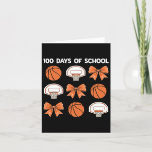 Tarjeta 100 Días Escolares Bysketbyll Coquette Bow Profeso