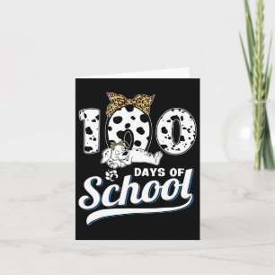 Tarjeta 100 Días Escolares De Niños Dalmacianos Chicas 100