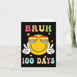 Tarjeta 100 Días Escolares Sonrisas De 100 Días Escolares