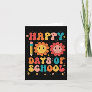 Tarjeta 100 días felices a un estudiante docente