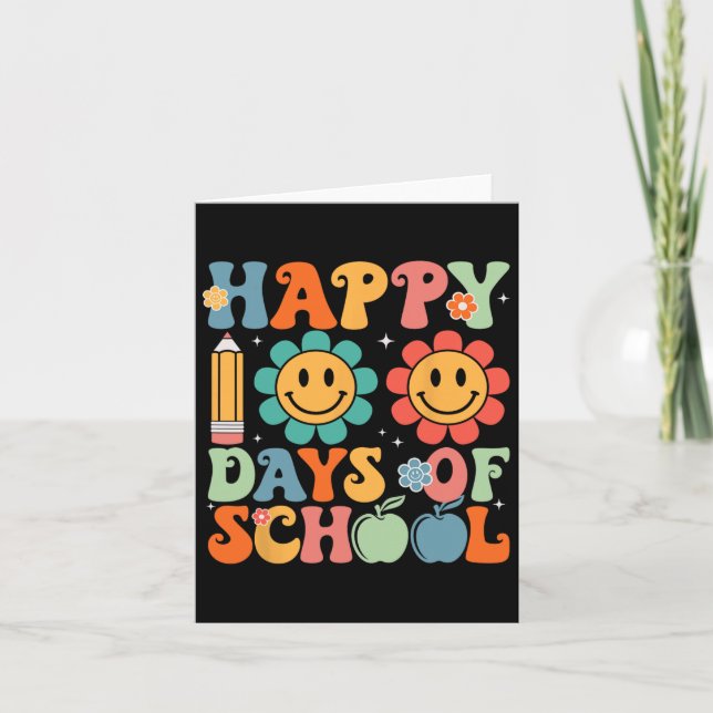 Tarjeta 100 días felices a un estudiante docente (Anverso)