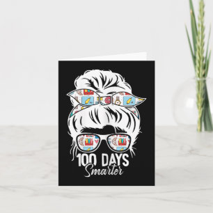 Tarjeta 100 Días Más Inteligente 100º Día de la Escuela Ma