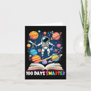 Tarjeta 100 días más inteligente 100 días de escuela de As
