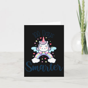 Tarjeta 100 días más inteligentes para los Chicas del arco