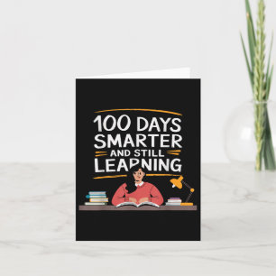 Tarjeta 100 Días Más Inteligentes Y Colores De Aprendizaje