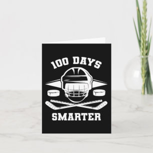 Tarjeta 100 días más inteligentes y felices 100 días de ho