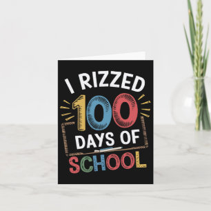Tarjeta 100 días, profesor universitario de 100 días