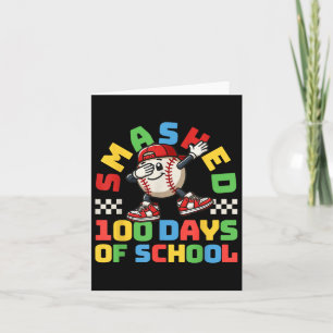 Tarjeta 100 días rotos de escolares 100 días de duelo