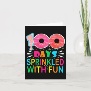 Tarjeta 100 Días Salpicados De Diversión Cupcake 100º Día