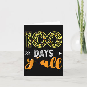 Tarjeta 100 Días Todos Profesores O Estudiantes 100 Días d