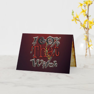 Tarjeta 100% Esa Bruja por Carolyn @thewitchescorner Salud