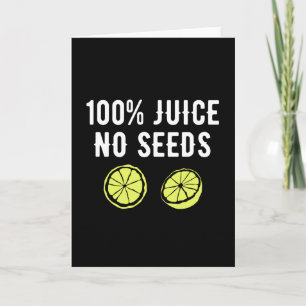 Tarjeta 100% Jugo sin Semillas
