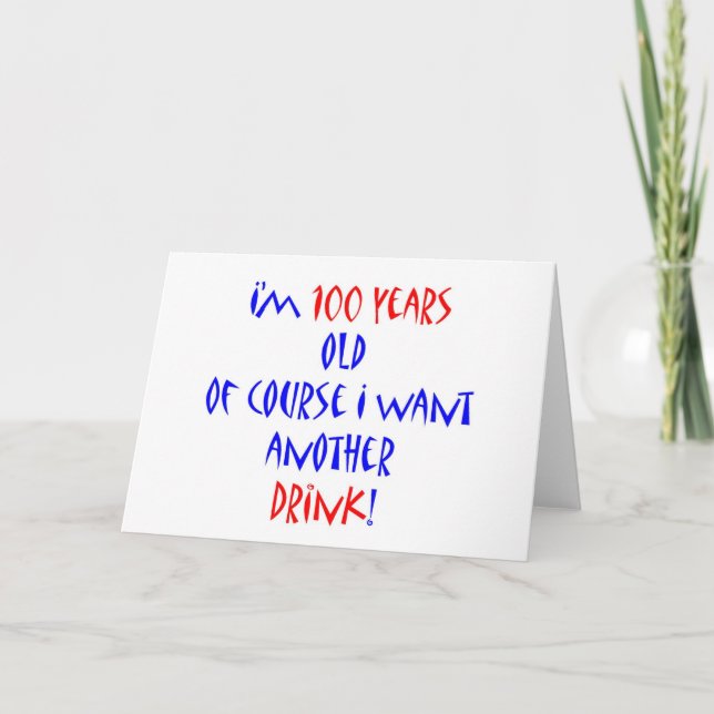Tarjeta 100 otra bebida (Anverso)