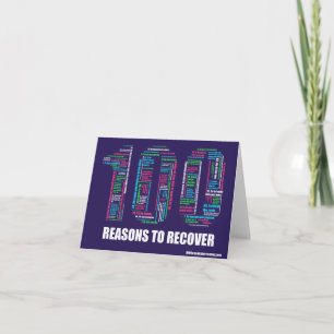 Tarjeta 100 Razones Notecard