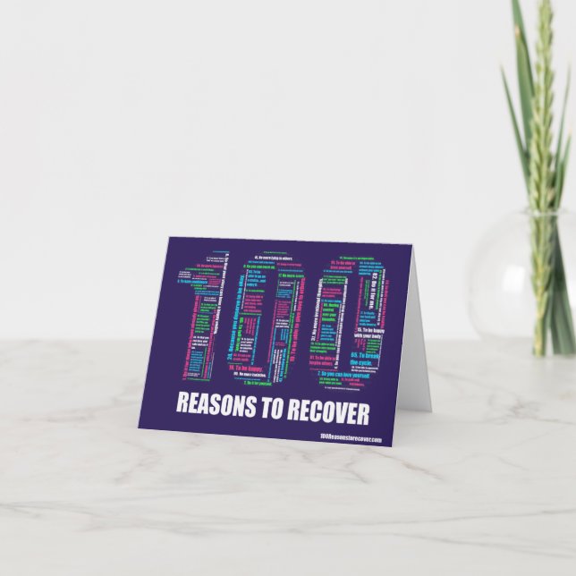 Tarjeta 100 Razones Notecard (Anverso)