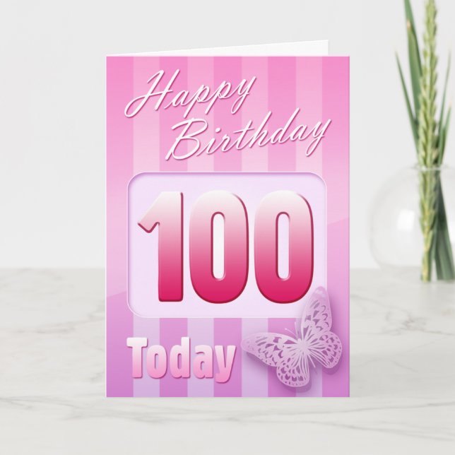 Tarjeta 100a Grande-Tía feliz Mom de la abuela del (Anverso)