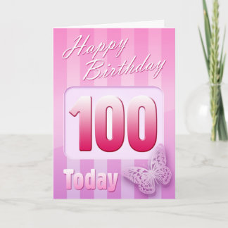 Tarjeta 100a Grande-Tía feliz Mom de la abuela del