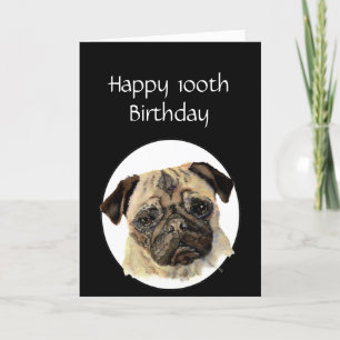 Tarjeta 100o Mascota del humor del cumpleaños, canguro del