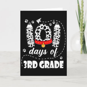 Tarjeta 101 Días De 3er Grado 100 Días De Escuela Niños Pr