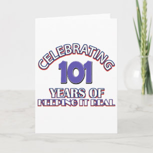 Tarjeta 101os diseños divertidos del cumpleaños
