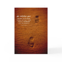 103:5 del salmo de la arena de las huellas del