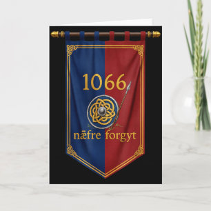 Tarjeta 1066 Naefre Forgyt Nunca Olvides Viking Inglaterra