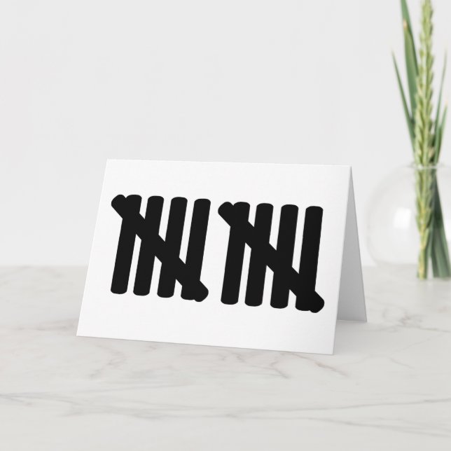Tarjeta 10.º cumpleaños (Anverso)