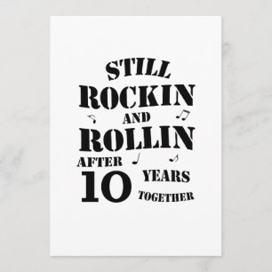 Tarjeta 10° Aniversario - Parejas de 10 años