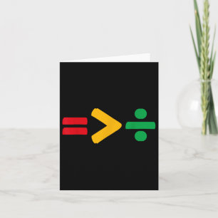 Tarjeta 10 de junio Igualdad por división del orgullo afro
