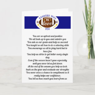 Tarjeta 10 razones por las que nos encanta el entrenador d